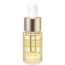 The Divine Youth Oil helps fight visible signs of aging