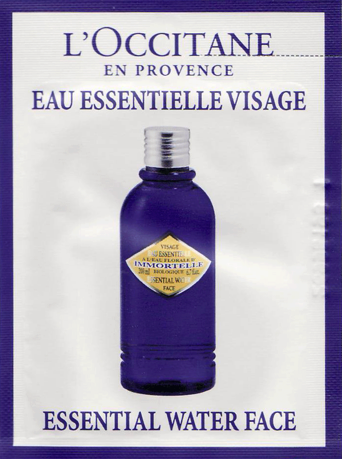 Sample Essential Water for the Face 