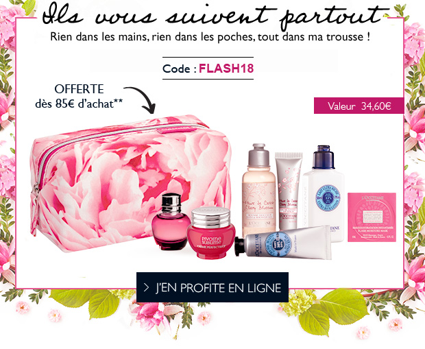 Rien dans les mains, rien dans les poches, tout dans ma trousse ! 