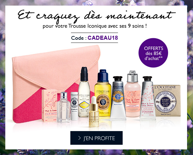 votre Trousse Iconique avec ses 9 soins ! 