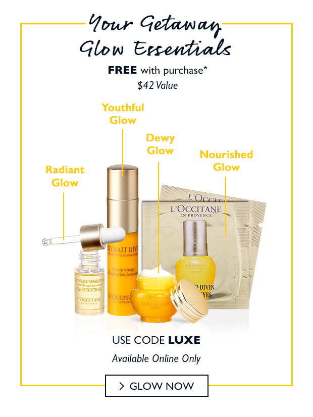 FREE Gift with purchase* USE CODE LUXE. SHOP NOW.