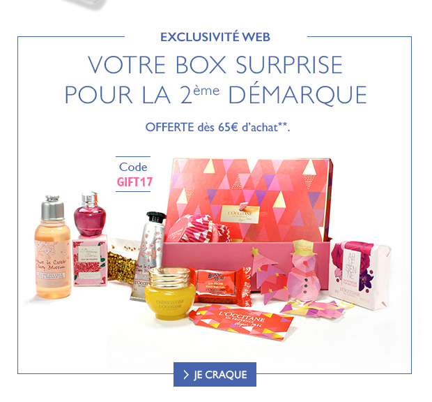 Votre box surprise pour la 2me dmarque