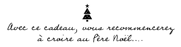 Avec ce cadeau, vous recommencerez croire au Pre Nol
