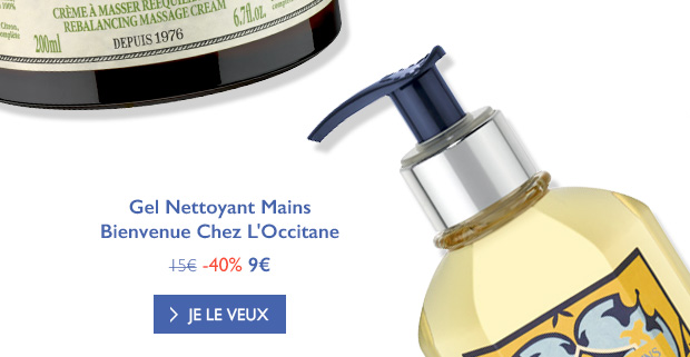 Gel Nettoyant Mains Bienvenue Chez L'Occitane