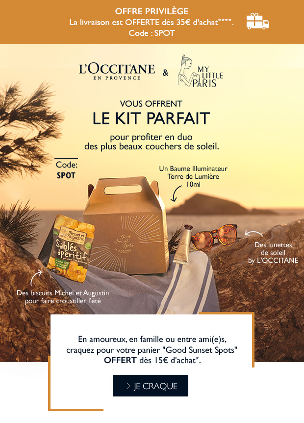 L'OCCITANE X MY LITTLE PARIS vous offrent le kit parfait