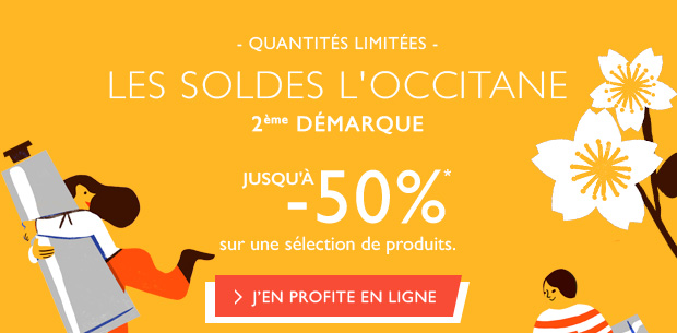 LES SOLDES L'OCCITANE - 2me dmarque