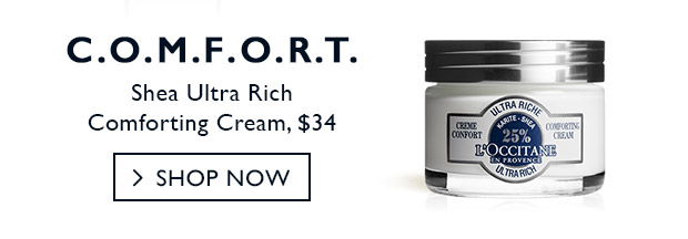 SHEA ULTRA RICH COMFORTING CREAM. SHOP NOW