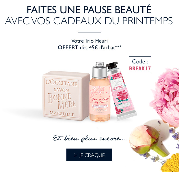 Faites une pause beaut avec vos cadeaux du printemps