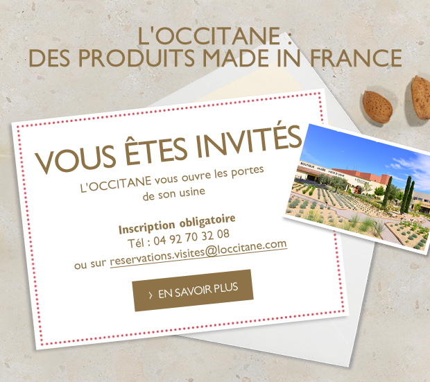 L'OCCITANE VOUS INVITE MANOSQUE