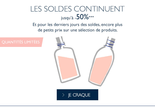 Les soldes continuent