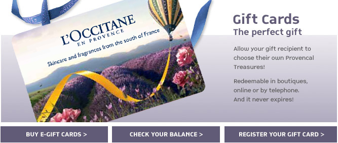 Gift Cards! Offer the gift of choice... Allow your gift recipient to choose their own Provencal Treasures! Redeemable in boutiques, online or by telephone. And it never expires!