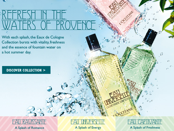 REFRESH IN THE WATERS OF PROVENCE 