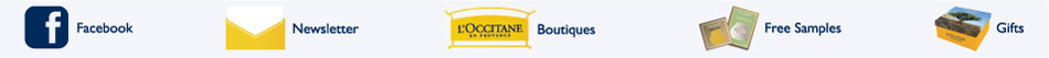 Facebook,Newsletter,Boutiques,Free Samples,Gifts