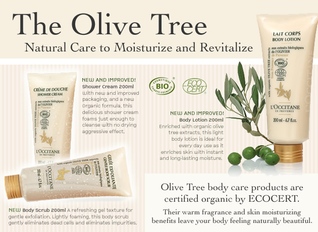 New & Improved: Olive Tree Body Care
