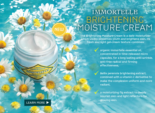 New! Immortelle Brightening Moisture Cream