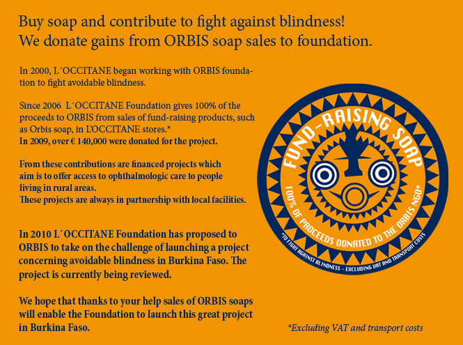 SOAP FOR ORBIS FOUNDATION
