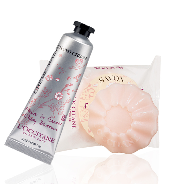 Kit Mãos Flor de Cerejeira  Tamanho Viagem