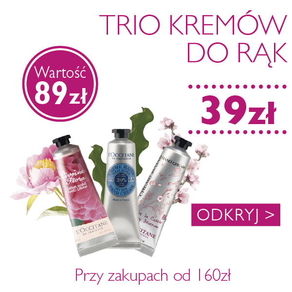 Trio kremów do rąk 