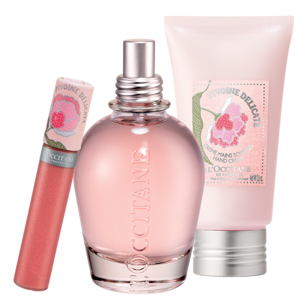 Set Božur s GRATIS sjajilom za usne Rose Pastel