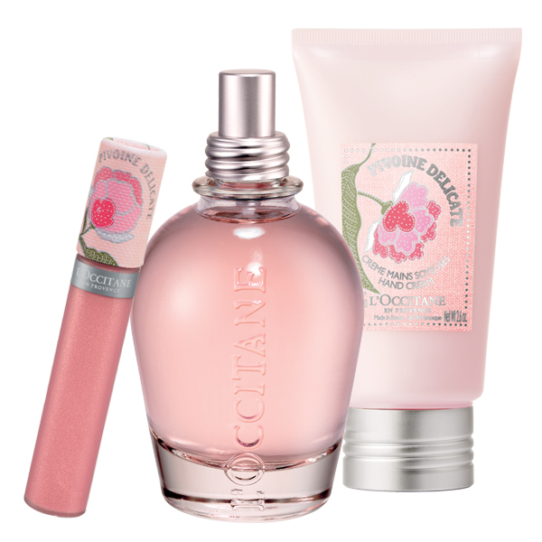 Set Božur s GRATIS sjajilom za usne Rose Frémissant