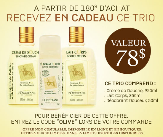 Olive promo fr