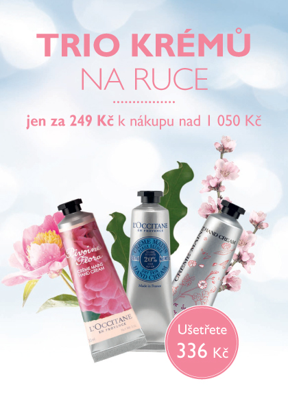 TRIO KRÉMŮ NA RUCE