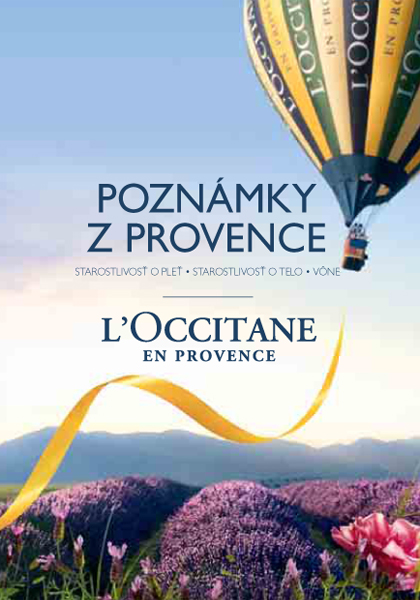 Katalóg 2012 | Poznámky z Provence | Starostlivosť o pleť • Starostlivosť o telo • Vône