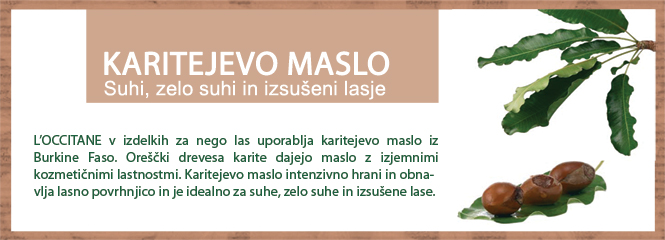 Karitejevo maslo za intenzivno nego