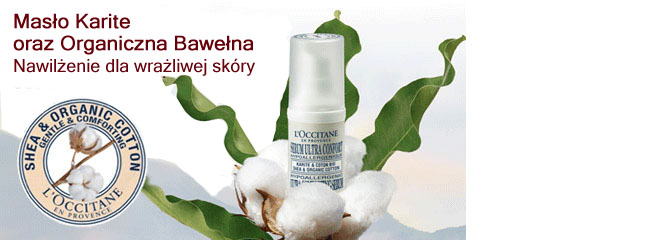 Masło Karite i Organiczna Bawełna