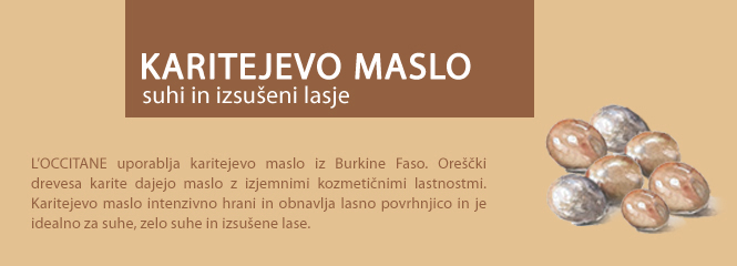 Karitejevo maslo za intenzivno nego
