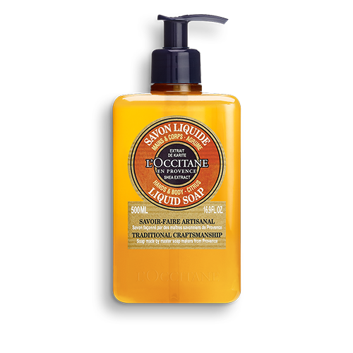 Luxury Size Citrus Shea Hands & Body Liquid Soap