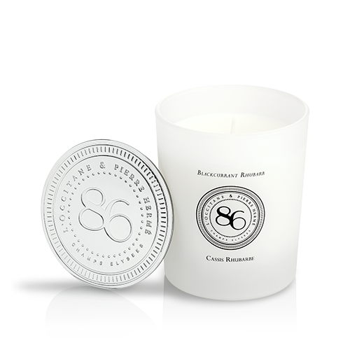 Collection de Parfums 86 Champs - Bougie Cassis Rhubarbe - 240 gr - L'Occitane en Provence