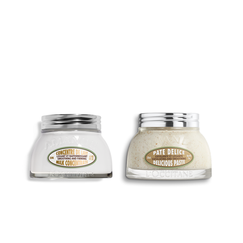 Duo Corps Pâte Délice et Concentré de Lait Amande - L'Occitane en Provence