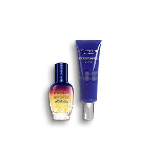 Duo Immortelle Reset Nuit Et Fluide Immortelle Précieuse - L'Occitane en Provence
