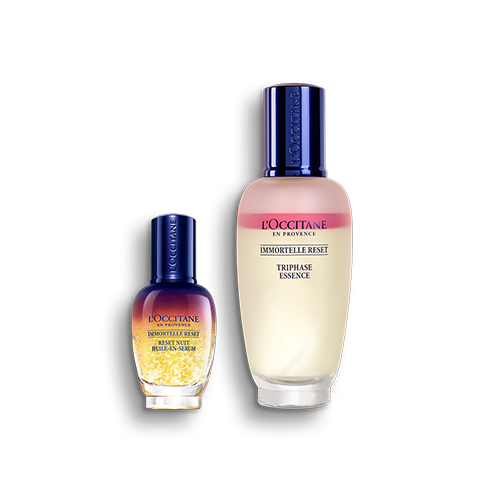 Duo Immortelle Reset Nuit Et Triphase Essence Immortelle Reset - L'Occitane en Provence