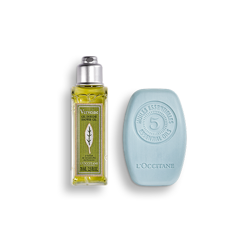 Duo Shampoing Solide Fraîcheur Purifiante et Gel Douche Verveine - L'Occitane en Provence