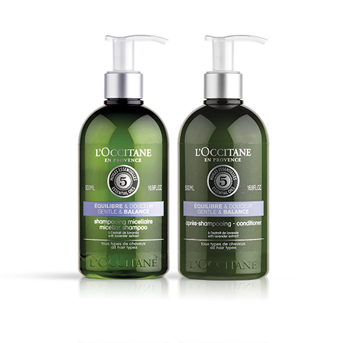 Duo Shampooing et Après-shampooing Equilibre & Douceur Aromachologie