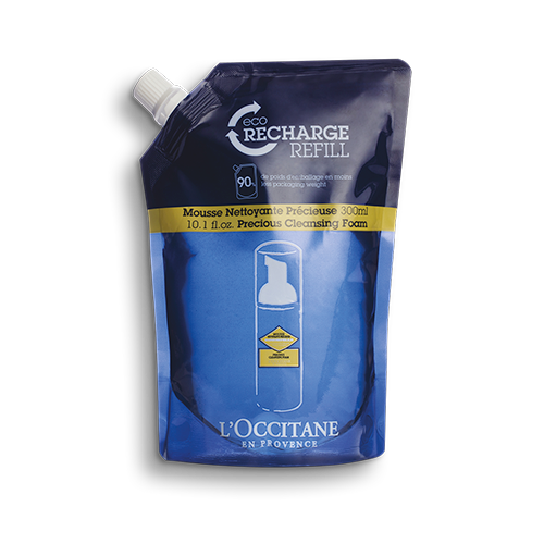 Eco-recharge Mousse Nettoyante Précieuse Immortelle - 300 ml - L'Occitane en Provence