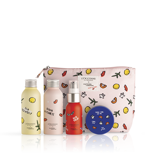 Trousse de voyage éco-responsable Mathilde Cabanas - L'Occitane en Provence