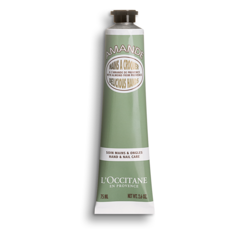 A moisturizing hand cream with the fresh and delicate scent of almond