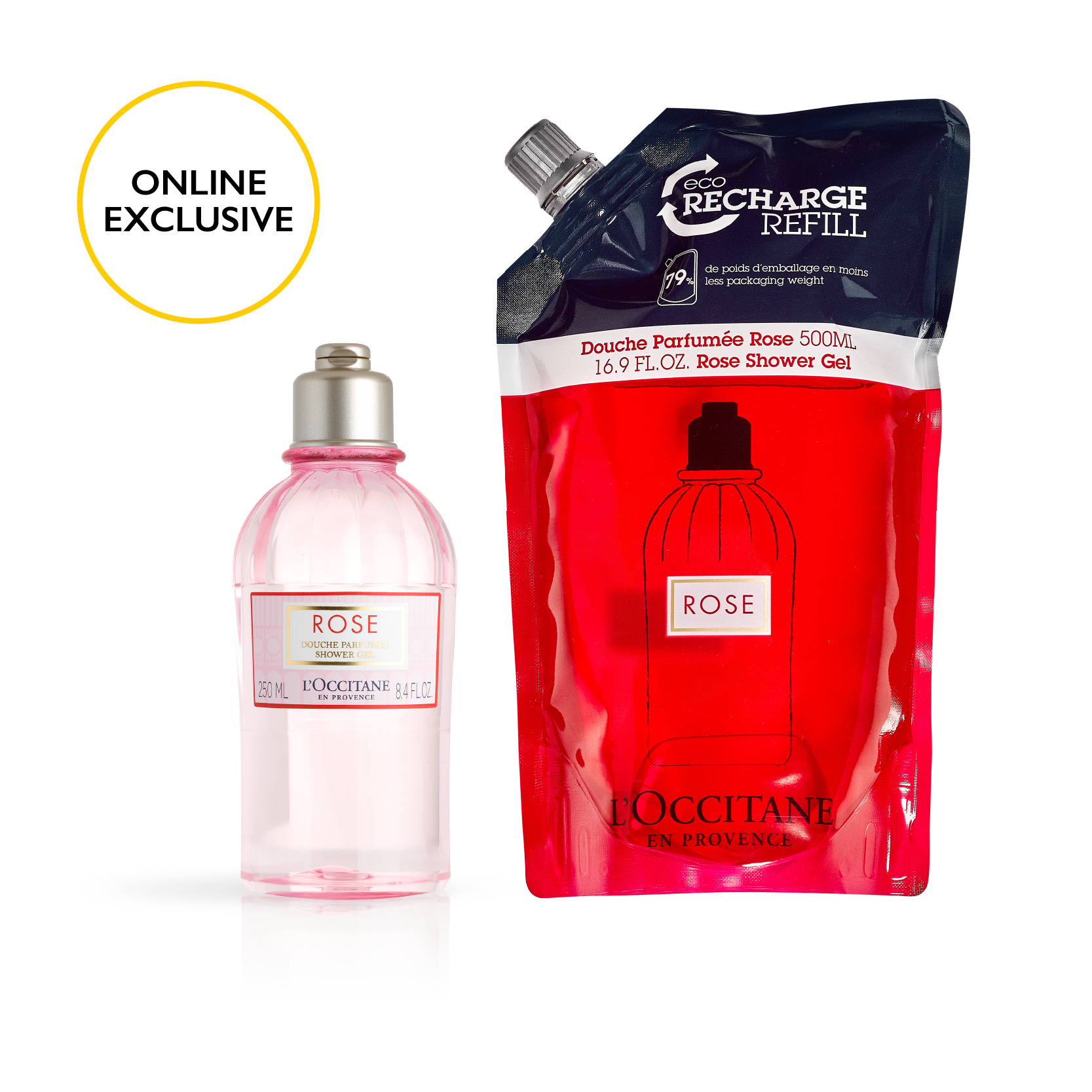 Rose Shower Gel EcoRefill Bundle Bath and Shower L'OCCITANE THAI
