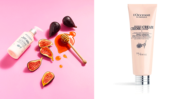 creamy textures for the cleansing milk, soap & cream.