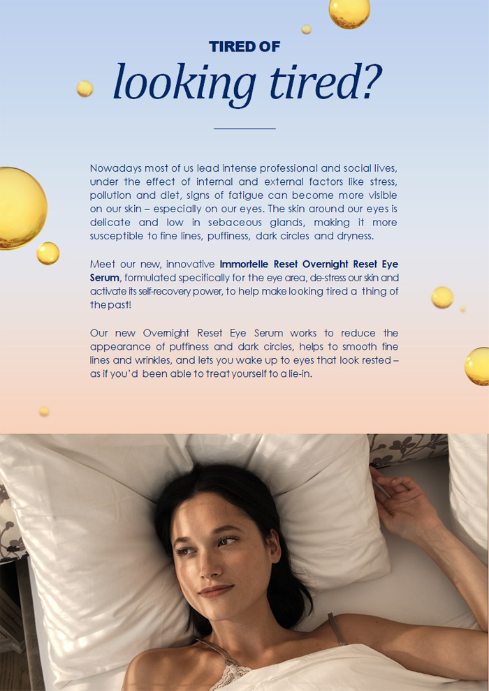 immortelle reset eye serum