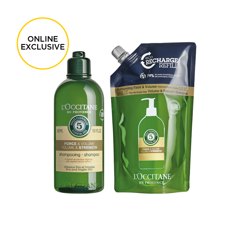Volume & Strength Shampoo Eco-Refill Bundle