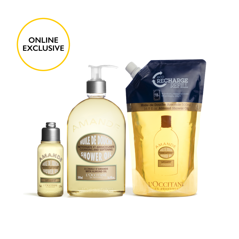 Almond Shower Oil EcoRefill Bundle Bodycare L’OCCITANE THAILAND