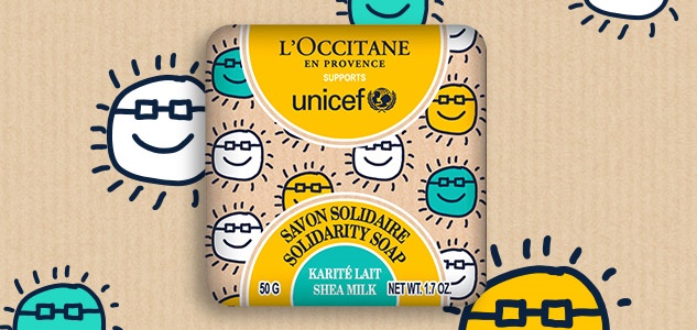 Savon Solidaire Loccitane Soutient Lunicef