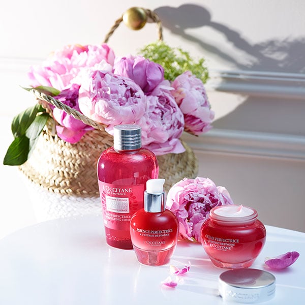 Hydrating, Perfecting Peony Skin Care Products