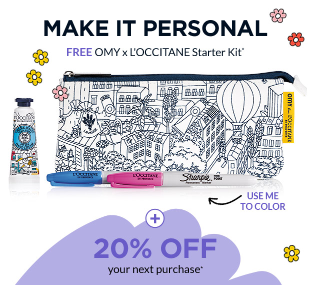 FREE OMY X L'OCCITANE STARTER KIT*