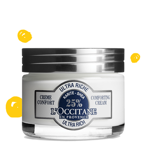 Enrichie en 25% de Beurre de Karité, elle apportera une hydratation 72h à votre peau tiraillée par le froid. 