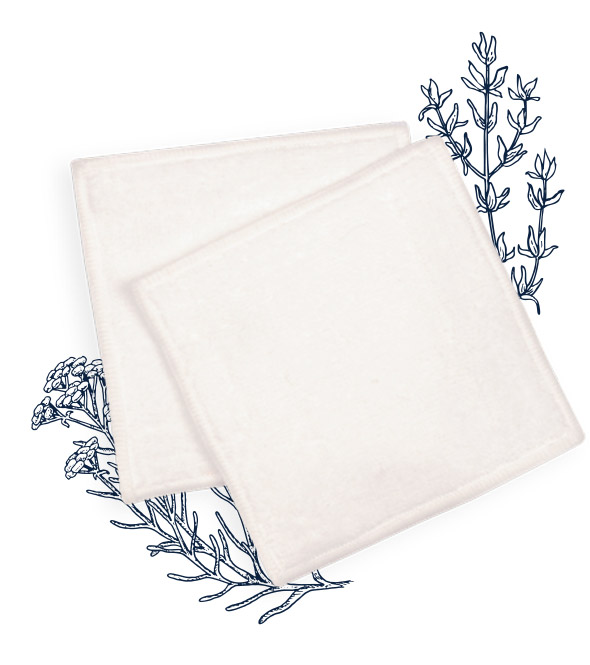 Ces petits cotons de tissu sont à la fois économiques et écologiques. 